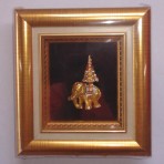 Wooden Elephant Picture Frame 004