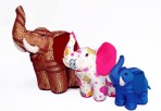 Toys Doll Elephant Silk Fabric 003