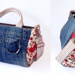 Handbag Rose Jean