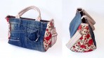 Handbag Rose Jean