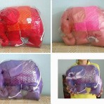 Silk Cushions Large Elephant